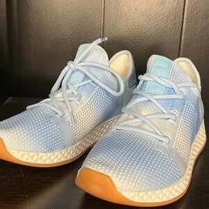 Kids Light Blue Sneakers with White Accents